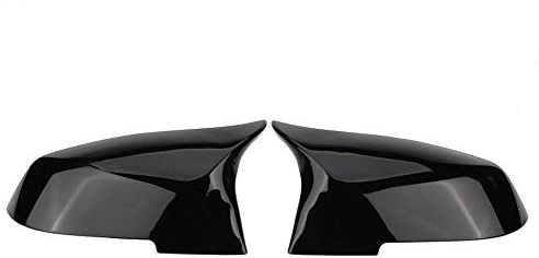 Rückspiegel-Abdeckung, 2 Stück, für 220i 328i 420i F20 F21 F22 F30 F32 F33 F36 X1 E84 (Shiny Black)