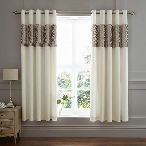 Catherine Lansfield Lattice Cut Samt, Baumwollmischung, Natur, W168cm (66) x D183cm (72)