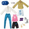 Mattel Creatable World GKV31 - Creatable World Alltagsmode Stylingset ES-619, 11-teiliges Modeset mit Kleidungsstücken und Accessoires