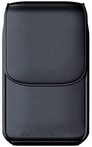Classic Premium Pouch Case with Belt Clip for Freestyle Libre 2 (Continuous Glucose Monitors) (V1-Black)