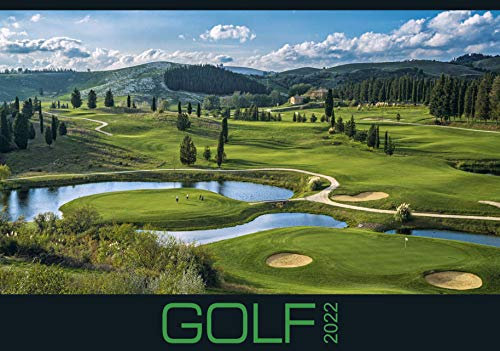 Golf 2022 - Bildkalender 48,5x34 cm im Querformat - internationaler Golfkalender - Sportkalender - Wandplaner - Wandkalender - Alpha Edition: internationaler Golfkalender - Sport - Wand-Kalender