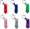 6pcs Al Azar Corbatas de Cremalleras Pre-atadas con Brillos Lentejuelas para Carnaval Fiestas Halloween para Hombre Mujer Niños Orgullo Gay Arco Iris LGTBIQ+