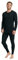 DANISH ENDURANCE Merinowolle Thermo-Unterwäsche Set, Premium Skiunterwäsche, Funktionsunterwäsche, Lange Unterhose & Langarmshirt für Herren, Schwarz, M