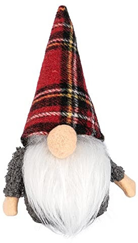 Ideen mit Herz DIY-Wichtel | 8-teiliges Set zum selber Basteln Einer Wichtel-Figur | Weihnachtsdeko, Weihnachtswichtel, Deko für Weihnachten (Ole, 25 cm)