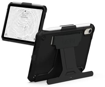 URBAN ARMOR GEAR UAG Designed for iPad Mini A17 Pro Case (7th Gen, 2024) A2993 A2995 A2996 8.3 Scout w/Hand Strap, Kickstand & Pencil Holder Rugged Impact-Resistant MIL-STD Protective Cover, Black