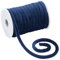OLYCRAFT 11 Yard 8 mm blu cordino di velluto con bobina per artigianato, appendere piante, vestiti e decorazioni natalizie