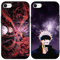 LYUBFDC 2 Stück Handyhülle für iPhone 8/iPhone 7/iPhone SE 2022/2020 Hülle 4.7'' Anime Jungs Gojo Satoru Itadori Yuji Manga Muster Schwarz Schutzhülle TPU Silikon Case für iPhone SE 3, 3