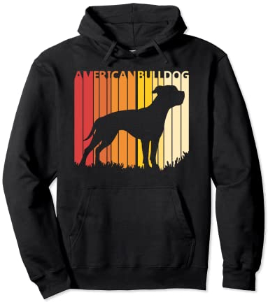 American Bulldog Hund Pullover Hoodie