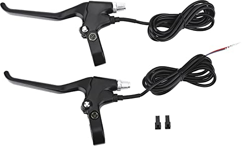 KIMISS 1 Paar Langlebige, Rechte E-Bike-Fahrrad-Elektro-E-Bremse 2 Drähte Linker Elektrischer Hebel Bremshebel-Ersatzteile