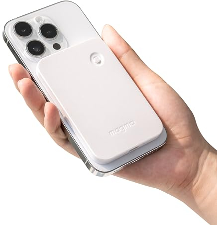 iPhone Call Recorder New Magmo PRO Magnetic Snap-On Call Recorder for iPhone, Voice Recorder, & Audio Recorder (Starlight)