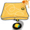 IOKHEIRA Kitten Toys for Indoor Cats -Rechargeable Silent Interactive Cat Toy, Cat Toys for Indoor Cats, Automatic Mouse Cat Ball Toy (Yellow)