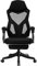 Gaming Chair,PU Leather Racing Office Chair Ergonomic Computer Chair,Height Adjustable Swivel Chair High Back Game Chair Recliner Desk Chair with Footrest Lumbar Support-Black 60x105-112cm(24x41-44inc