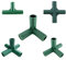 Lodoot Raccord de tuyau en PVC 3/4/5 voies 16 mm Lbow Raccord de tuyau en plastique robuste Connecteurs de meubles de serre