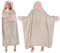 POFIBO Faultier Decke mit Kapuze, Tragbare Decke zum Anziehen Kuscheldecke Flauschig Süße Hoodie Blanket mit Ärmeln Personalisiert Warme Sofadecke Faultierdecke Weihnachten Geschenke für Frauen Damen