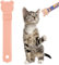 COODAM Cat Treat Squeeze Spoon Dispenser - Multi Cat Food Spoon for Wet Food Lickable Treat Squeeze up Spoon for Cat Liquid Snack Water Cat Food Feeding Spoon (Pink)