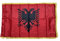Stormflag Albania Satin frange Flaggen en 3x5ft/90x150cm Poliestere con frange dorate