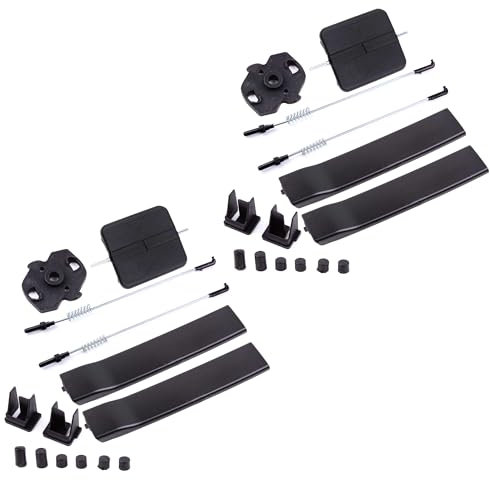 INLY 2 Tlg Reparatursatz Seitenfenster Schiebefenster Fenstergriff kompatibel mit Transporter T5 T6 T7 7H0847773 7H0847787A 7H0837753 (2003->)