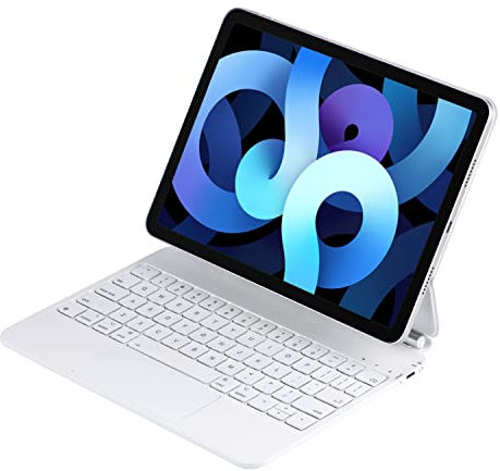 Seagtigau Magic Keyboard Custodia per iPad di 10° generazione 2022 da 10,9 pollici e iPad 11° A16 2025, custodia con tastiera magnetica con trackpad multi-touch retroilluminata, leggera, QWERTZ
