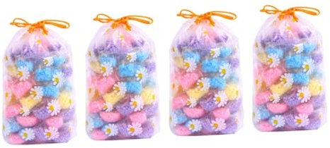 EXHUMKY 240piezas Perlas Aromáticas Para Lavandería Unidades De Fragancia Duradera Beads De Limpieza Para Ropa Mezcla De Sin Fluorescentes Para Hogar