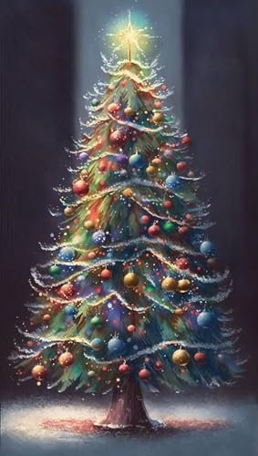 1000 Pieces Puzzles for Adults - Christmas Tree Wooden Jigsaw Puzzle - Perfect Interlocking Clear Printing - Adults Educational Puzzle