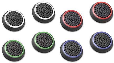 Fundas para palanca de mandos para el pulgar de silicona para mandos PS4, Xbox One, PS3, Xbox 360, PS2 - 4 pares