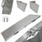 WORHAN Rampa de Carga 400kg Moto Rigida Robusta 205cm Plegable Plataforma Silla de Ruedas Aluminio Superficie Ultra Antideslizante Transporte Eventos Estuche de Vuelo HR7