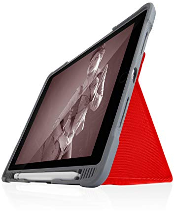 STM Dux Plus Duo Robuste Schutzhülle für Apple iPad Pro 9,7 (6. Generation), Rot