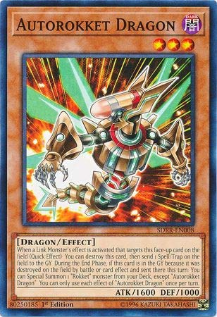 Yu-Gi-Oh! - Autorokket Dragon - SDRR-EN008 - Common - 1st Edition - Structure Deck: Rokket Revolt