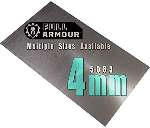 Placa de aluminio de 4 mm -150mm x 250mm (15cm x 25cm)