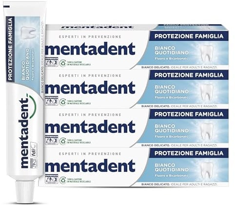 Mentadent Zahnpasta Schutz Familie Weiß, 75 ml