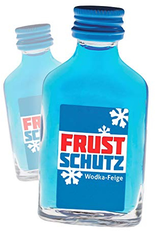 Monsterzeug 20er Set Frustschutzmittel, Schnäpse gegen Unzufriedenheit, Wodka-Feige gegen Frust und Kummer, Lustiges Spaßgeschenk für Erwachsene