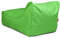 Ecopuf - Master Polyester Pouf Sessel Outdoor Chaise Longue - Sitzsack mit Staufach und Griff - Robuster Stoffsack - Entspannungssessel - Wohnungseinrichtung - 115x65x60cm, Grün Nc2
