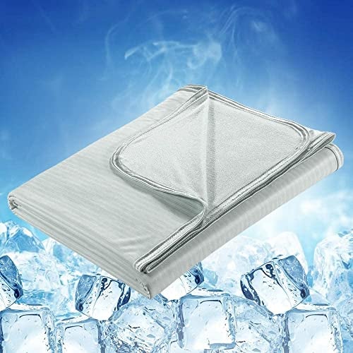 Elegear Kühldecke Sommerdecke - Japanische Arc-Chill 3.0 Kühlfasern 2in1 doppelseitige Selbstkühlende Decke für Besseren Schlaf Antiallergie und Atmungsaktive Weiche Wohndecke Reisedecke 200 x 220 cm
