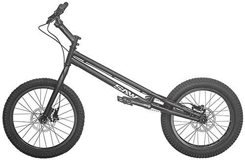 MU 20 inch BMX Trial Bike/Bike Trial for Beginners and Advanced Riders, Crmo Frame and Fork, with Brake,Black,High Version