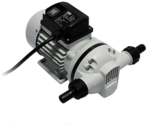 PIUSI Pompa Elettrica Travaso AdBlue/Urea/DEF e Acqua a 230V/50Hz, Portata 35 l/min, Connessioni con portagomma tubo 3/4 | SuzzaraBlue Pump F00203090