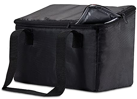 achilles Bolsa nevera para pasajero, Inserto refrigerante para cofre de asiento trasero, Cubo de basura para coche, Bolsa de asiento coche Uso para caja 16x24x20cm