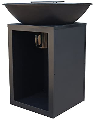 RED DECO Grillkamin, Edelstahl, grau, one Size