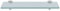 Jiubiaz Glasablage Glasregal, Wandregal Mattglas mit 8mm ESG Sicherheitsglas und Halterung, perfekt geeignet als Duschregal/Badablage für Bad, Küchen,Balkon, Verschiedene Größen (20x10x0.8 cm)