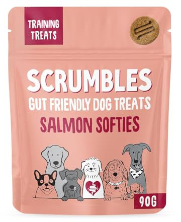 Scrumbles Softies, Salmon Treats, 90g,package may vary