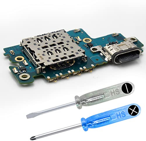 MMOBIEL Ladebuchse Kompatibel mit Samsung Galaxy A53 5G - 6.5 inch - 2022 - Dock Connector USB C - Audio Jack/Mikrofon/Antenne Ersatz - Inkl. Schraubenzieher