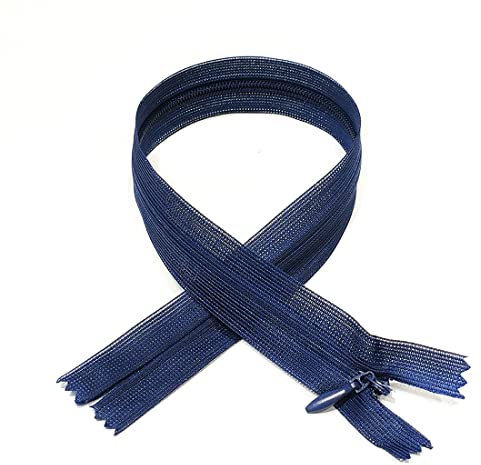 Unsichtbarer Reißverschluss, geschlossen, 5 Größen und 20 Farben #3, dünner Reißverschluss, elegant und diskret zum Nähen in Kleidung, Kleidern, Röcken, Nähreißverschluss, 35 cm 25 Stück, 330