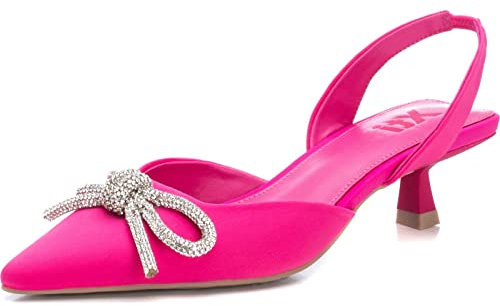 XTI - Zapato Mujer Fucsia - Calzado Cómodo y Versátil - Moda Casual - Modelo 14104901 (Talla 38)