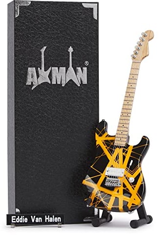 Eddie Van Halen - Miniaturgitarre - Musikgeschenke - handgefertigte Verzierung