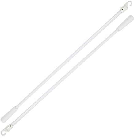 2 Pezzi E Maniglie Accessorio Bacchetta per Finestre Drappeggio Chiaro E Pollici Sostituzione Apri Controllo Tirante Verticale per Tapparelle Inclinazione Finestra Porte