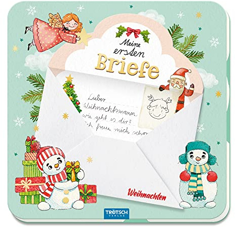 Trötsch Meine ersten Briefe Weihnachten Briefpapierbuch Wunschzettelbuch: Kinder Geschenke Briefe Briefpapier Geschenkidee Weihnachtsmann