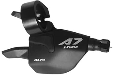 ETomey Fahrrad Schaltwerk A7 1x10 Speed ​​Trigger Schalthebel + SGS Schaltwerk for MTB Bike Switch Fahrrad Groupset kompatibel Schaltwerke (Color : A7 10S Shifter)