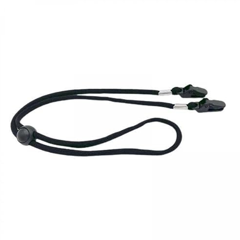 Amagogo 2x Hutband Clips für Windkappen, Anti Verlust Band mit Kordelschlössern, Verstellbare Hutkordel, Huthalter für Sonnenhut, Segeln, Reisen, Camping,