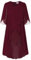 Hanna Nikole Damen Kurze Ballkleider Slim Fit Bleistift Kleider für Hochzeit Rotwein 44