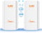 KuWFi 5.8G Outdoor Point to Point WiFi Bridge with 12dBi Antenna 2KM Long Range Wireless Bridge, 900Mbps CPE Outdoor WiFi Extender for PTP, PTMP, Outdoor Access Point 24V PoE,2 RJ45 Ethernet Port