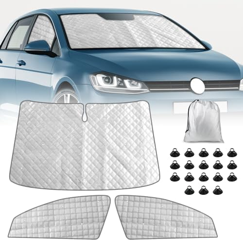 Parasol Solar del Parabrisas Automóvil Reemplazo para VW Golf 7 2012-2020, Alfombrilla Térmica con Tecnología, Cabina del Conductor, Cubierta de Parasol Automóvil, Parasol Plegable (for Golf 7)